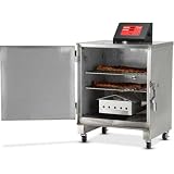 Cookshack - CSK-SM009 - Smokette and Cover Electric Smoker and Barbecue Slow Cooker - Stainless Steel - 19 W x 24 H in.