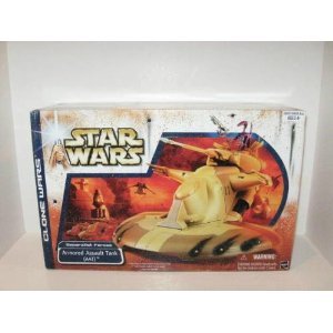 Star Wars Clone Wars Separatist Forces Armored Assault Tank (Aat) with Firing Missiles.