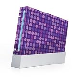 Nintendo Wii Skin + nunchuck skin Skin-Purple Dots