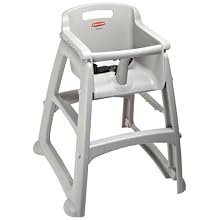 Rubbermaid Commercial FG780608 Platinum Sturdy Chair Youth Seat without Wheels, 23.5" Length, 23.5" Width, 29.75" Height