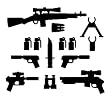 Covert Weapons Pack (14 pcs.) - LEGO Compatible Brickarms Weapons Covert Weapons Pack (14 pcs.) - LEGO Compatible Brickarms Weapons