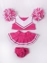 20188-Pink & White Cheerleader Clothes for 14" - 18" Stuffed Animals and Dolls