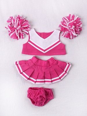 Best Price Pink & White Cheerleader Clothes for 14