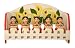 5 PC SPICE RACK.W/WOOD RACK SUNFLOWER MARIA DECOR