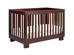 Babyletto Modo 3 in 1 Crib with Toddler Rail, Espresso