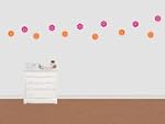 Wandbild Wandsticker 6 s��e Bl�mchen
