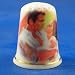 Birchcroft Porcelain China Collectable Thimble - Clark Gable & Vivien Leigh in Gone with The Wind Box
