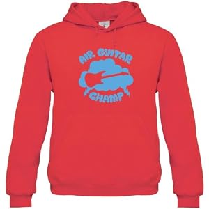 Buy Air Guitar Champion Unisex Hooded Sweatshirt by Solid Gold Bomb