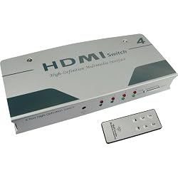PPA International Switch 4 Port with IR Remote 7303 Wireless Switch Retail