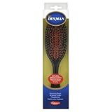 IMAGE OF Denman Medium Natural Bristle with Quill Porcupine Style Grooming Brush (D81M)