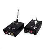 Electronics : 200m 200 meters Wireless 2.4GHz transmitter & Receiver Extension Cable for CCTV TV Video Security Camera