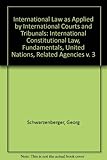 International law as applied by international courts and tribunals
