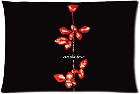 Ulive Decorative Fashion Custom Rock Band Depeche Mode Custom Throw Pillow Case Best New Year Gift 20X30 Inch 2 Sides
