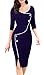 HOMEYEE Women's Retro 3/4 Sleeve Formal Evening Cocktail Pencil Dress B329