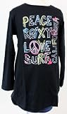 ROXY ロキシーキッズウェアウェア ペイント風デザイン ロンT（長袖）MINI LOVE & SURF ( MTLT010 )/