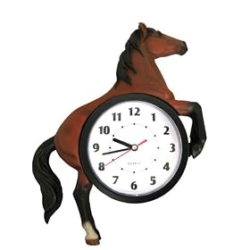 Company's Coming! CLK-004 Horse Wall Clock