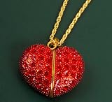 Red Crystal Heart USB Drive 2GB
