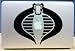 GI Joe Cobra Logo - Vinyl Macbook / Laptop Decal Sticker Graphic