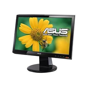 Asus VH192D 19 inch LCD Monitor 250cd/m2 1366x768 5ms VGA (Black) VH192D (VH192D)