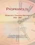 Propranolol: Webster's Timeline History, 1924 - 2007