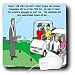 Rich Diesslins Funny Religious Light Cartoons - Country Club Churches - Mouse Pads