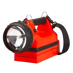 Streamlight 45302 Firebox Standard System Searchlight with Dual Rear LEDs, Orange by Streamlight