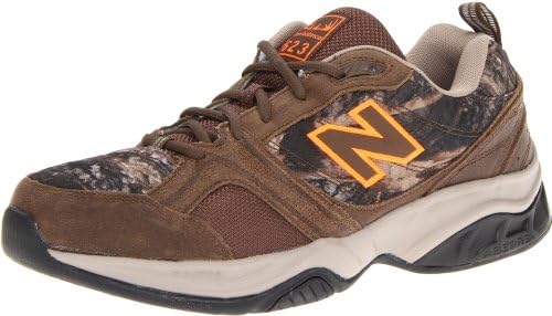 New Balance Men's MX623 Training Tennis Shoe,Brown/Orange,11.5 4E US