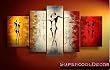 Love - Shall we dance - Modern Abstract Oil Painting on Canvas Stretched-Framed - Return shipping covered for continental US regions