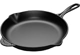 Le Creuset Enameled Cast-Iron 11-3/4-Inch Skillet with Iron Handle, Black Onyx