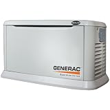 GeneracGuardianSeries552520,000WattAir-CooledPropane/NaturalGasPoweredHomeAutomaticStandbyGeneratorwithAluminumEnclosure(CARBCompliant)
