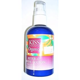 Kiss Organics - Ester-C Body Lotion, 4 Oz.