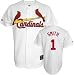 Ozzie Smith White Majestic Cooperstown Throwback St. Louis Cardinals Jersey - XX-Large