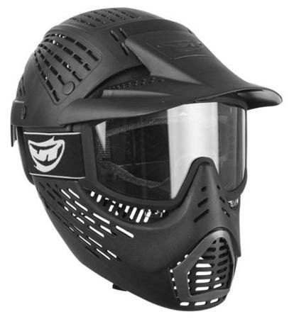 Childrens Toyshop  Sporting Goods : JT Elite HeadShield Single Paintball Mask (Black)
