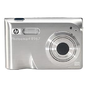 HP PhotoSmart R967 - Digital camera - 10.0 Mpix - optical zoom: 3 x - supported memory: MMC, SD