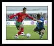 Cristiano Ronaldo Portugal National Team Framed 8x10 Photograph Dribbling Ball