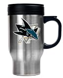 NHL San Jose Sharks Stainless Steel Travel Mug - Primary Logo