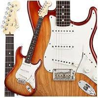 Fender American Standard Stratocaster Electric Guitar, Sienna Sunburst Maple Fretboard