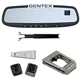 IMAGE OF GENTEX GENK51A w/NEW VW Adapter|Auto Dim Mirror /HOMELINK/COMPASS/TEMP/Pro Wires