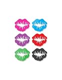 Kikkerland Kiss Silicone Drink Markers, Set of 6