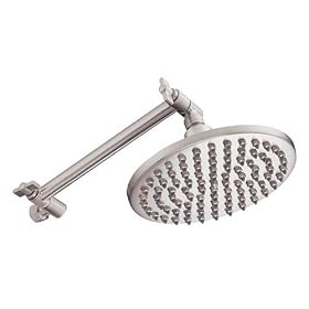 Danze D451159BN Eight-Inch Sunflower Showerhead with Nine-Inch Extension Arm, Brushed Nickel