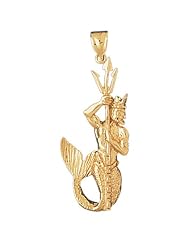 CleverEves 14K Gold Pendant Poseidon 12.3 - Gram(s)