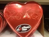 Hershey's Milk Chocolate Kisses Heart Tin, 10oz Tin