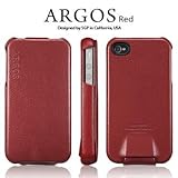 SGP iPhone 4 Leather Case Argos Red