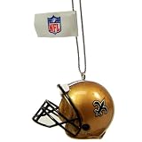 New Orleans Saints NFL Mini Helmet Ornaments 4 Pack