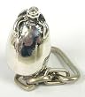 Sterling Silver Hatching Turtle Key Chain S/N: #1655