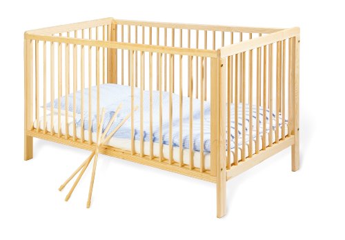 Pinolino 111038 - Kinderbett Hanna unbehandelt, 140 x 70