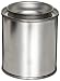 Vestil MRC-4 Round Tin Plated Can with Metallic Lid, Steel, 4 oz Capacity, Case of 144