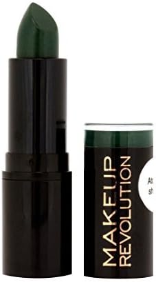 Makeup Revolution Lipstick - Serpent - Dark Green by MUR