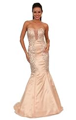 Plus Size Sexy Crystal Applique Beaded Lace Crystals Chiffon/Taffeta/Tulle Club Dress/Prom Dress 