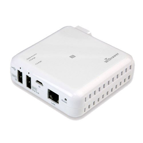 ラトックシステム Wi-Fi USBリーダー(スマホ・タブレット充電機能付)ホワイト